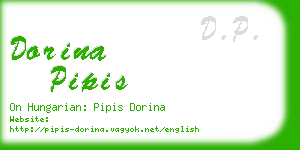 dorina pipis business card